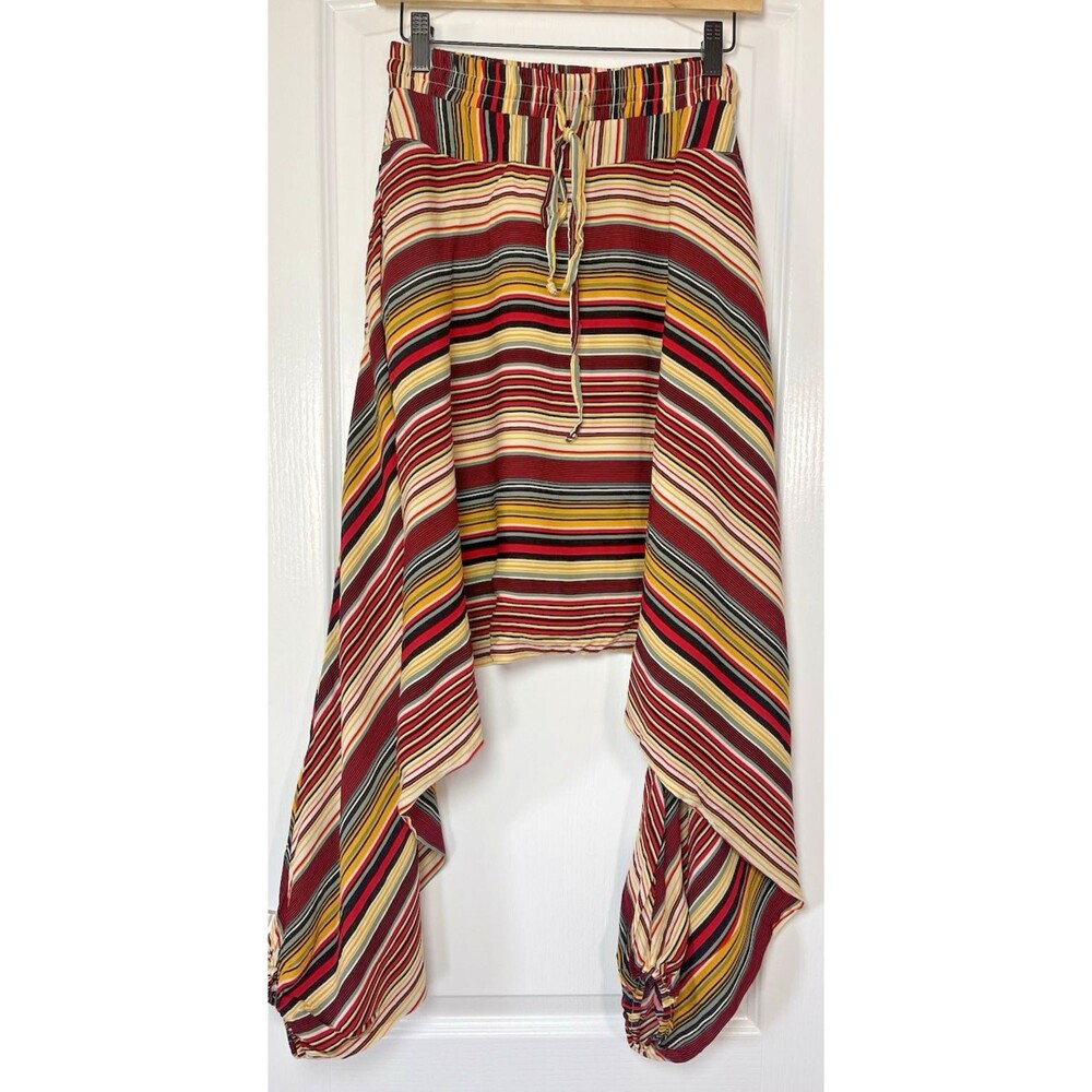 Buddha Pants NWOT The Savannah Pants drawstring striped XS boho 70s gypsy harem - Picture 5 of 7